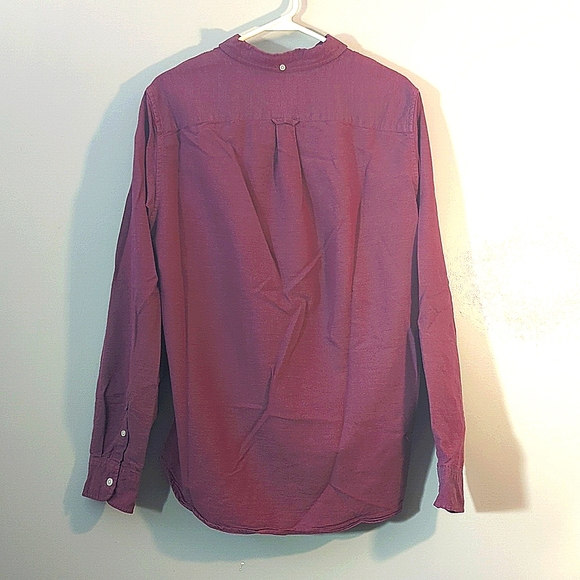 GAP Men's Maroon Casual Button-Down Shirt, L - Picture 3 of 3